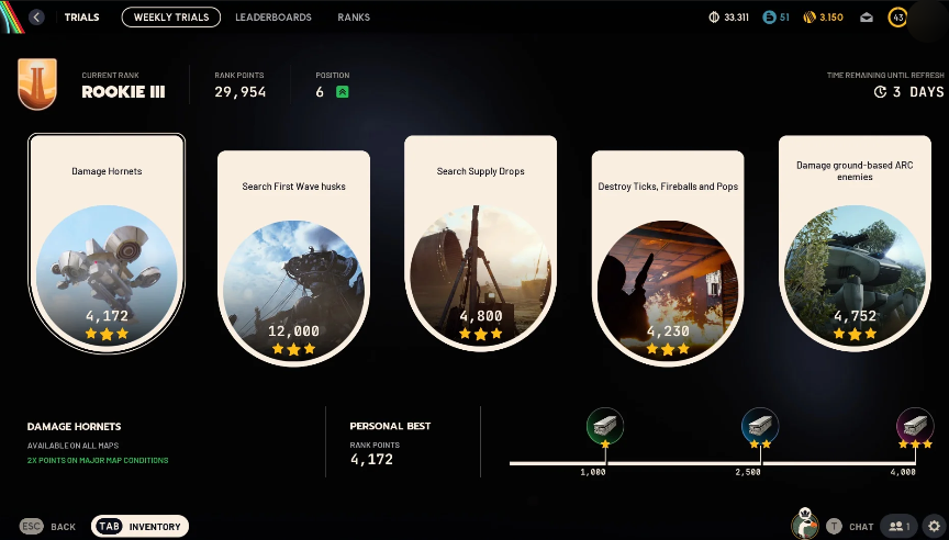 arc raiders trials system